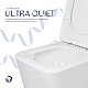 Унітаз підлоговий Qtap Crow Ultra Quiet безобідковий з сідінням Soft-close QTCRO27W51028