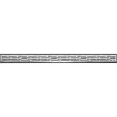 Решетка ТЕСЕdrainlinе organic 1000 из нержавеющей стали 601060