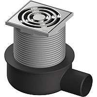 Сливной трап TECEdrainpoint S S50 горизонтальный низкий, без фланца 3601050