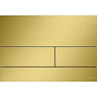 Панель смыва TECE Square II Metal матовое золото 9240838