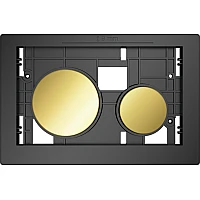 Пускові клавіші для панелей змиву TECEloop, золото глянець, 9240668