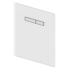 Верхняя панель смыва TECELux хром/белый 9650001