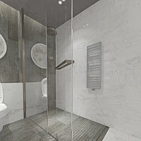 Дизайнерська рушникосушка Zehnder Runtal Quarus QR-180-055 Stainless