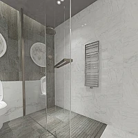 Дизайнерська рушникосушка Zehnder Runtal Quarus QR-150-045 Chrome