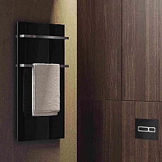 Дизайнерська електрична рушникосушка HYBRO Onyx 2M Чорна