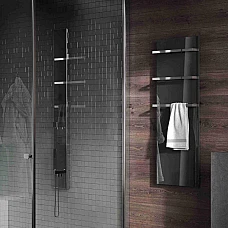 Дизайнерский электрический полотенцесушитель HYBRO Onyx 3M Черный