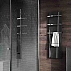 Дизайнерский электрический полотенцесушитель HYBRO Onyx 3M Черный