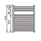 Електрична рушникосушка Zehnder Toga TEC-070-050