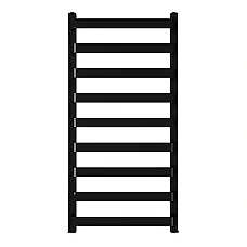 Дизайнерська рушникосушка Komex Laura 1270x540 Чорна