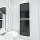 Дизайнерский электрический полотенцесушитель Zehnder Folio Glass FGB-180-042/K