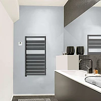 Дизайнерська електрична рушникосушка Zehnder Acova Astrakan + Air 500W
