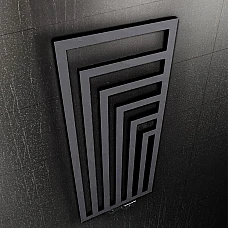 Дизайнерська рушникосушка Komex Rose 1200x520 Чорна