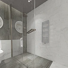 Дизайнерська рушникосушка Zehnder Runtal Quarus QR-075-045 Stainless
