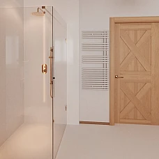 Дизайнерский полотенцесушитель Zehnder Forma Asym LFAR 170-060-4580 Anthracite