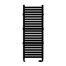 Дизайнерский полотенцесушитель Komex IRMA 1150x430 Черный