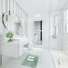 Дизайнерська електрична рушникосушка Zehnder Folio Glass FGM-180-052/K