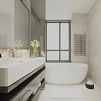 Дизайнерский полотенцесушитель Zehnder Muralis MUR-100-050-0008 Chrome