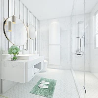 Дизайнерский электрический полотенцесушитель Zehnder Folio Glass FZW-180-042/F