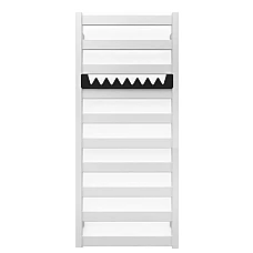 Рушникосушка біла матова RAL 9016 TERMA VIVO 1150x500 мм водяна
