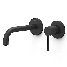 Змішувач для раковини зі стіни TRES Study 26230001NM чорний матовий