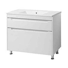 Тумба ЮВВІС Valencia напольная ТНБ-2 Д с умывальником Естель 100 белая