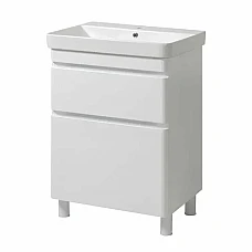 Тумба ЮВВІС підлогова ТНБ-2 Д 70 з умивальником VIVACE білий глянець