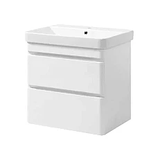 Тумба ЮВВІС підвісна ТПБ-2 Д 60 з умивальником VIVACE білий глянець