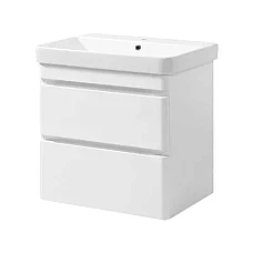 Тумба ЮВВІС підвісна ТПБ-2 Д 100 з умивальником VIVACE білий глянець