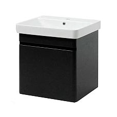 Тумба ЮВВІС подвесная ТП-1 Д 50 с умывальником VIVACE черный матовый