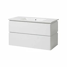 Тумба ЮВВІС ЛІОН підвісна ТПБ-2 Д 100 з умивальником Vesta