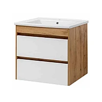 Тумба ЮВВІС Венера подвесная ТП-2 Д 85 с умывальником Trio Дуб – Тахо