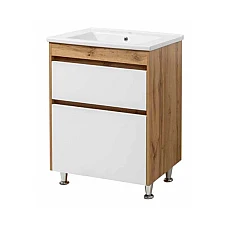 Тумба ЮВВІС Венера напольная ТНБ-2 Д 65 с умывальником Vesta Дуб Тахо