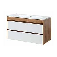 Тумба ЮВВІС Венера підвісна ТП-2 Д 100 з умивальником Канте Дуб – Тахо