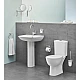 Унитаз напольный Grohe Bau Ceramic безободковый 39349000 белый