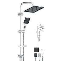 Душевая система Valtemo VS-2261 Queen Mat Chrome Space