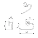Держатель туалетной бумаги Volle RONDA хром