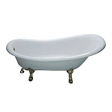 Ванна окремостояча WGT Water Stone CLASSICO 1710×810 на ніжках, білий