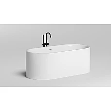 Ванна окремостояча WGT PERLA Light 1700x800, Water Composite, білий глянець