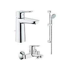Набір змішувачів Grohe BauEdge 123367M хром