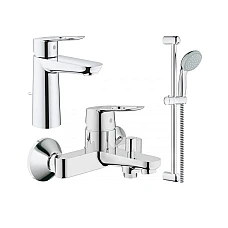 Набір змішувачів Grohe BauLoop 123215M хром