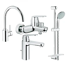 Набір змішувачів Grohe Eurosmart Cosmopolitan 126115MK хром