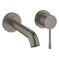 Змішувач для умивальника GROHE Essence M-Size на 2 отвори, графіт матовий, 29192AL1