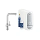 Змішувач для кухні (система фільтрації) Grohe Blue Home 31539000 суперсталь