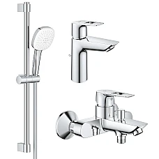 Набор смесителей для ванны Grohe BauLoop New 3в1 UA123215M1 хром