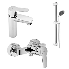 Набір змішувачів Grohe BauEdge 123208S хром