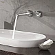 Смеситель для умывальника на два отверстия Grohe Eurodisc Joy M-size 19968000 хром