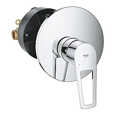 Змішувач прихованого монтажу для душу Grohe BauLoop New 29080001 хром