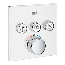 Термостат прихованого монтажу Grohe Grohtherm SmartControl 29157LS0 білий
