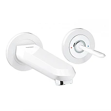 Смеситель для умывальника на два отверстия Grohe Eurodisc Joy M-size 19968LS0 белый