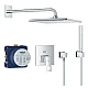 Душевая система скрытого монтажа Grohe Eurocube из Rainshower Mono 310 Cube 25238000 хром